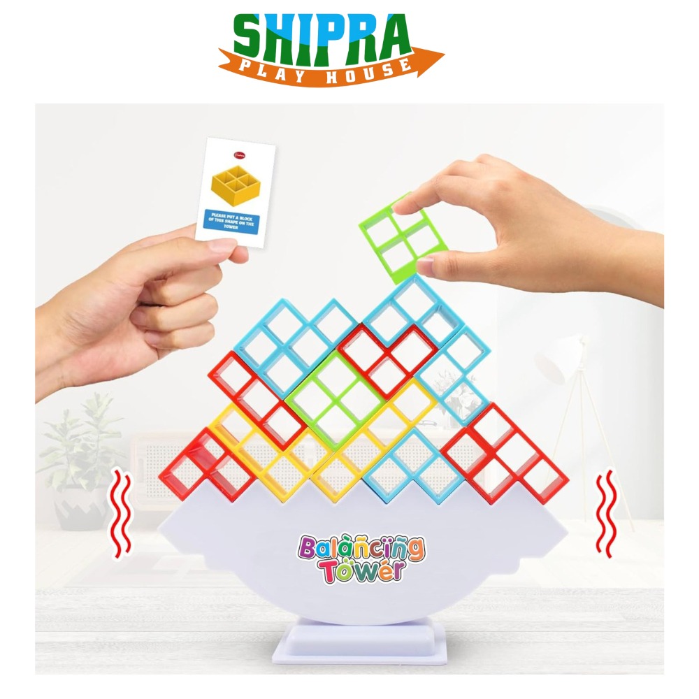 Shipra Play House Balancing Tetra Tower
